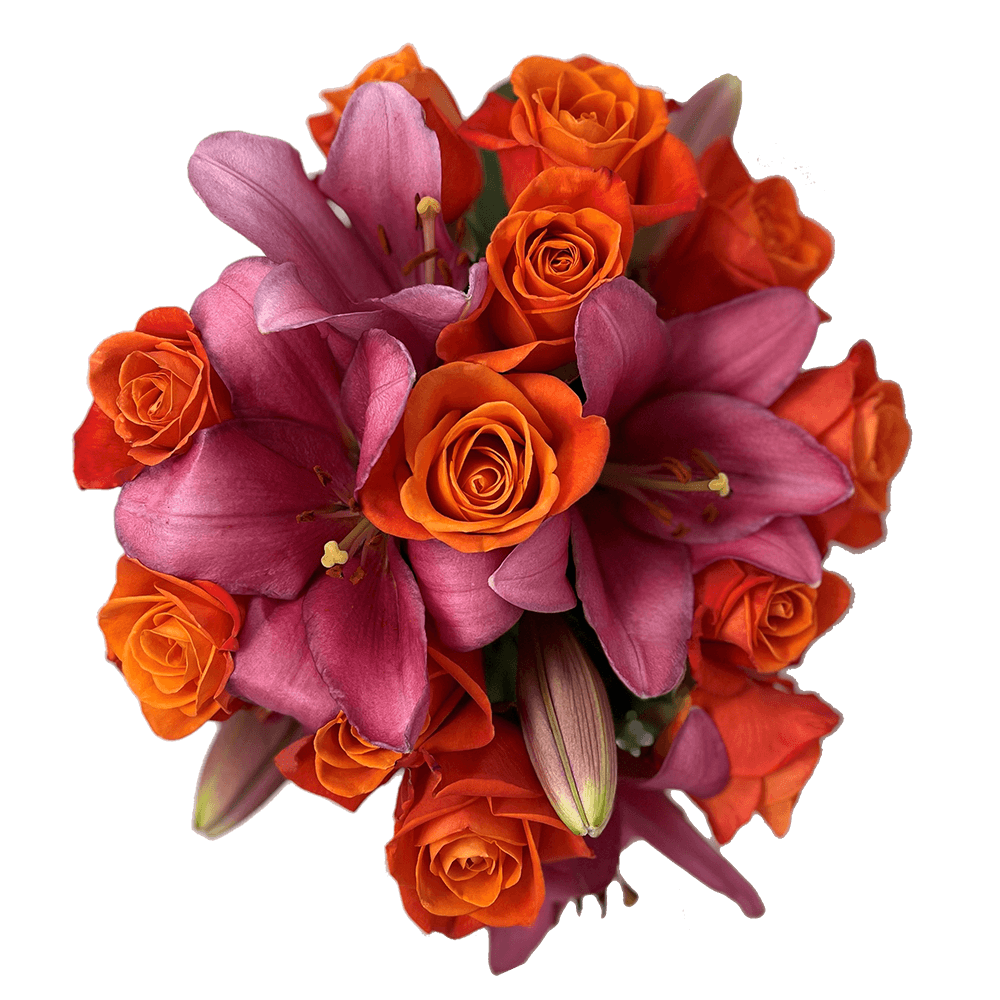 Stunning Rose & Lily Mixed Flower Bouquet for Any Occasion
