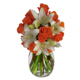 Premium Mixed Rose & Lily Flower Bouquet for Special Occasions