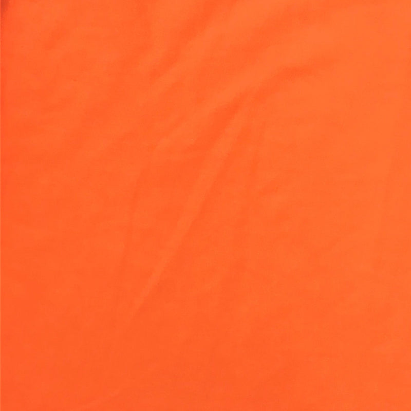 Orange Poly Cotton Broadcloth Fabric - Orange, 59/60" Width (1 Yard)