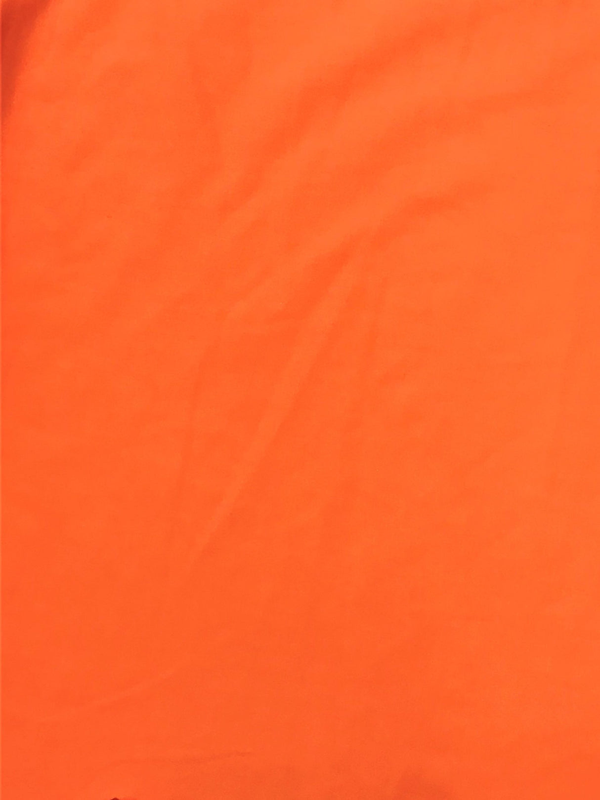 Orange Poly Cotton Broadcloth Fabric - Orange, 59/60" Width (1 Yard)