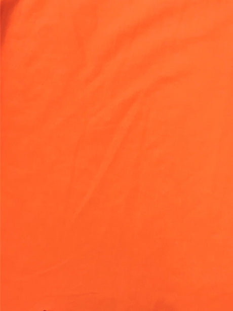 Orange Poly Cotton Broadcloth Fabric - Orange, 59/60" Width (1 Yard)