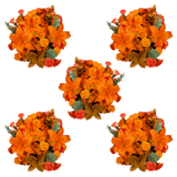 Orange Fall Flower Bouquet Fresh Mixed Arrangement