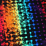 Cyber Dots Nylon Spandex Fabric - Neon Multicolor Dots, 58/60" Width (1 Yard)