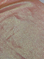 Orange Crush Polyester Organza Fabric - Orange, Sheer Iridescent Shimmer, 45" Width (1 Yard)