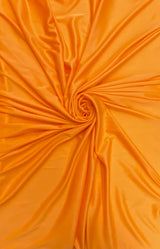 Stretch Lining Polyester Fabric - Orange, Matte Soft Lining, 60" Width (1 Yard)