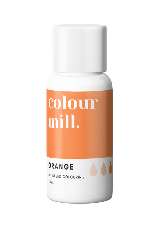 Orange Oil Based Food Coloring for Chocolate Buttercream 20ml