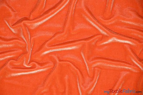 Stretch Velvet Spandex Fabric - Solid, 58" Width (1 Yard)