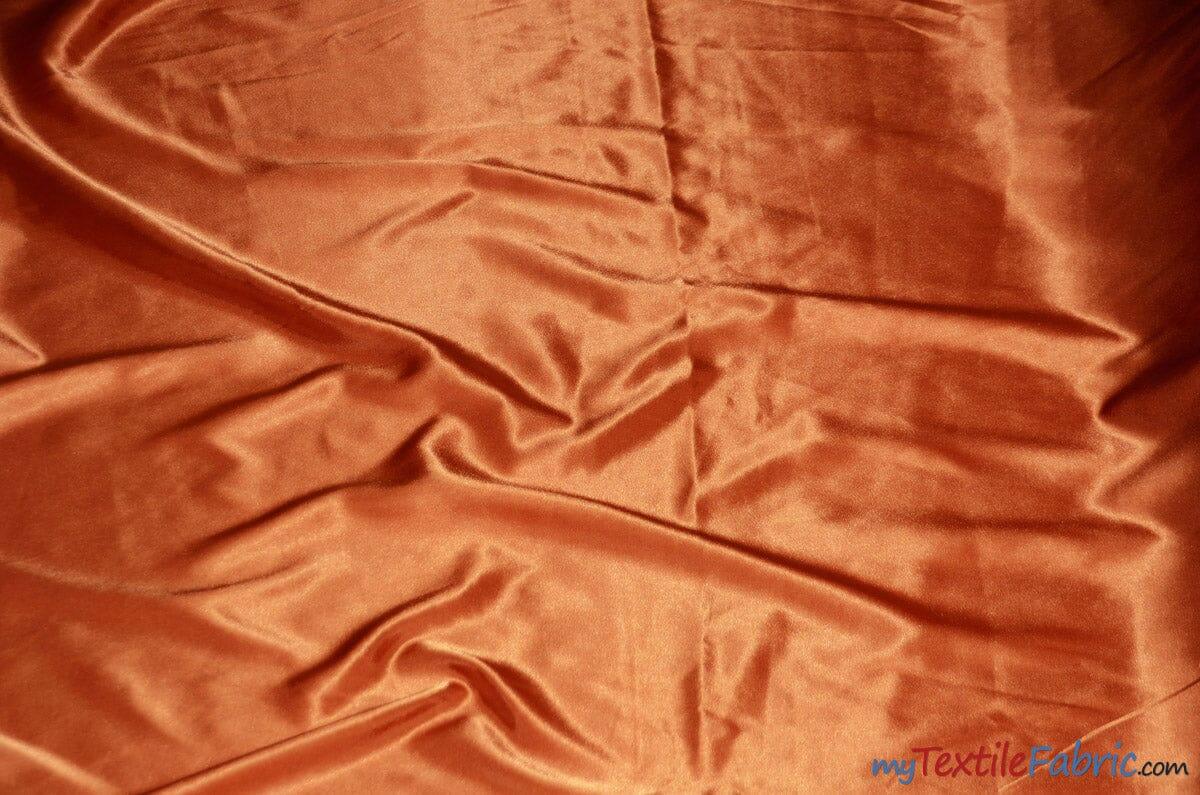 Silky Soft Medium Satin Polyester Fabric - Solid, 58/60" Width (70 Yard Bolt)