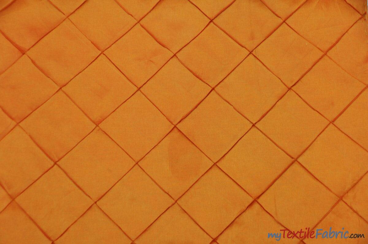 Taffeta Pintuck Fabric - 4" X 4" Diamond Pattern, 58" Width, Multiple Colors (1 Yard)