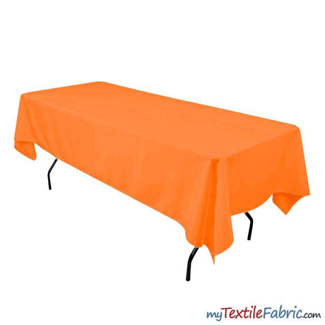 Banquet Polyester Fabric - 60" X 108", Solid Color Tablecloth, 180 GSM (By Piece)