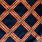 Microfiber Boardshort Fabric Red/Orange Diamond on Brown