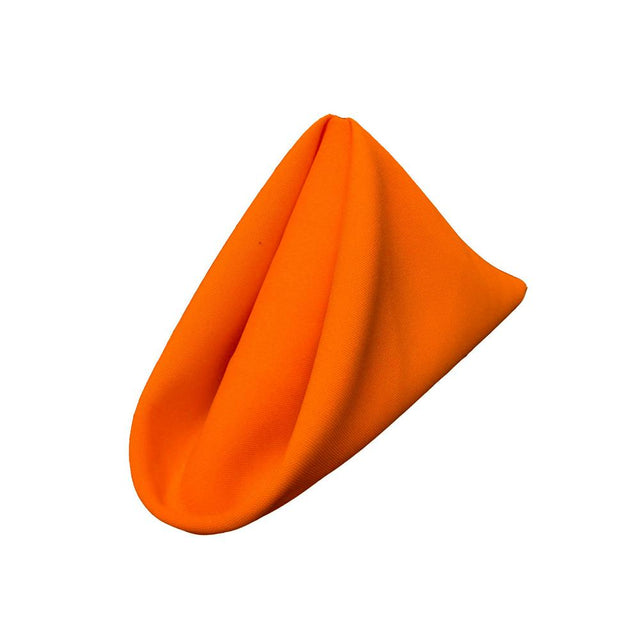 (12 / Pack) Orange 18″ Polyester Napkin