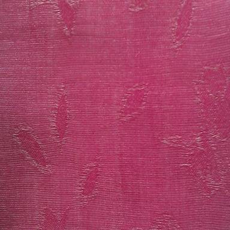 1 Yard Organza Jacquard Fuschia Fabric 57/58 Inches Wide