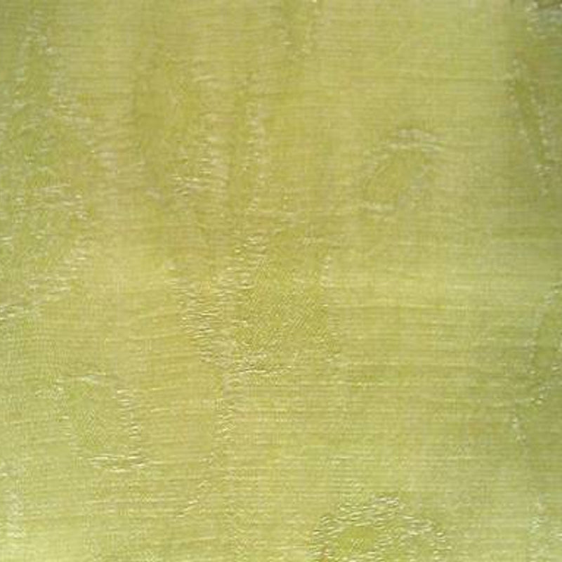 1 Yard Organza Jacquard Lime Fabric 57/58 Inches Wide