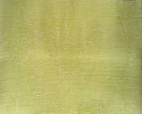 Organza Jacquard D#WG050152 Lime Organza Fabric - Floral, Lime, 57/58" Width