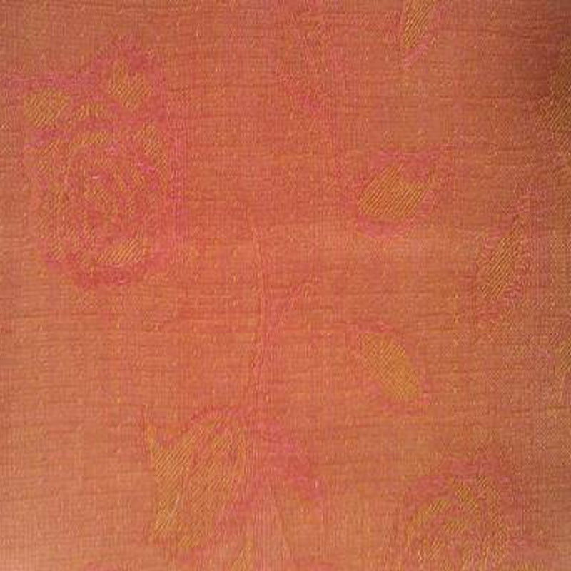 1 Yard Organza Jacquard Peach Fabric 57/58 Inches Wide