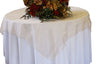Seamless Square Organza Table Overlay for Events