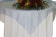 Organza Square Table Overlay 54x54 Periwinkle/Cornflower