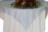 Seamless Square Organza Soft Table Overlay Sheer