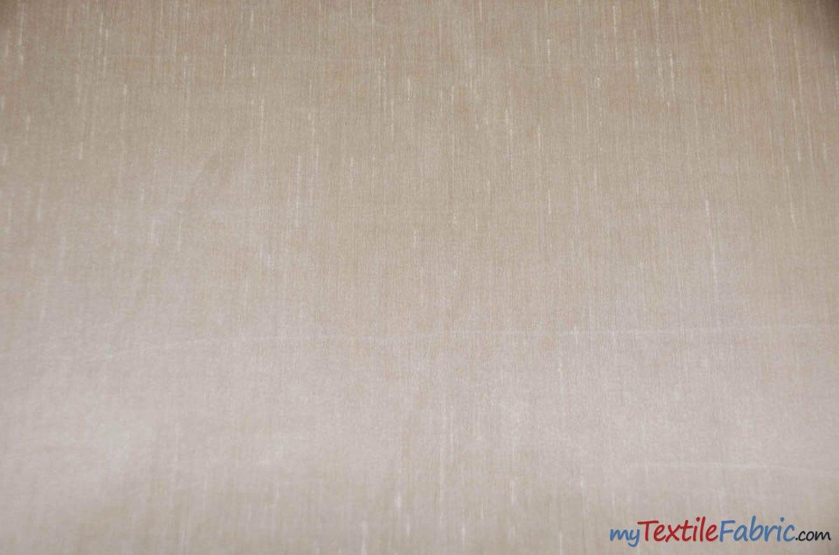 IFR Extra Wide Dupioni Silk 100 Percent Polyester Faux Dupioni Fabric - Multiple Colors, 120" Wide (1 Yard)