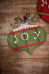 10 Inch Deco Joy/Noel Ornament Decorative Christmas Hanging Ornament