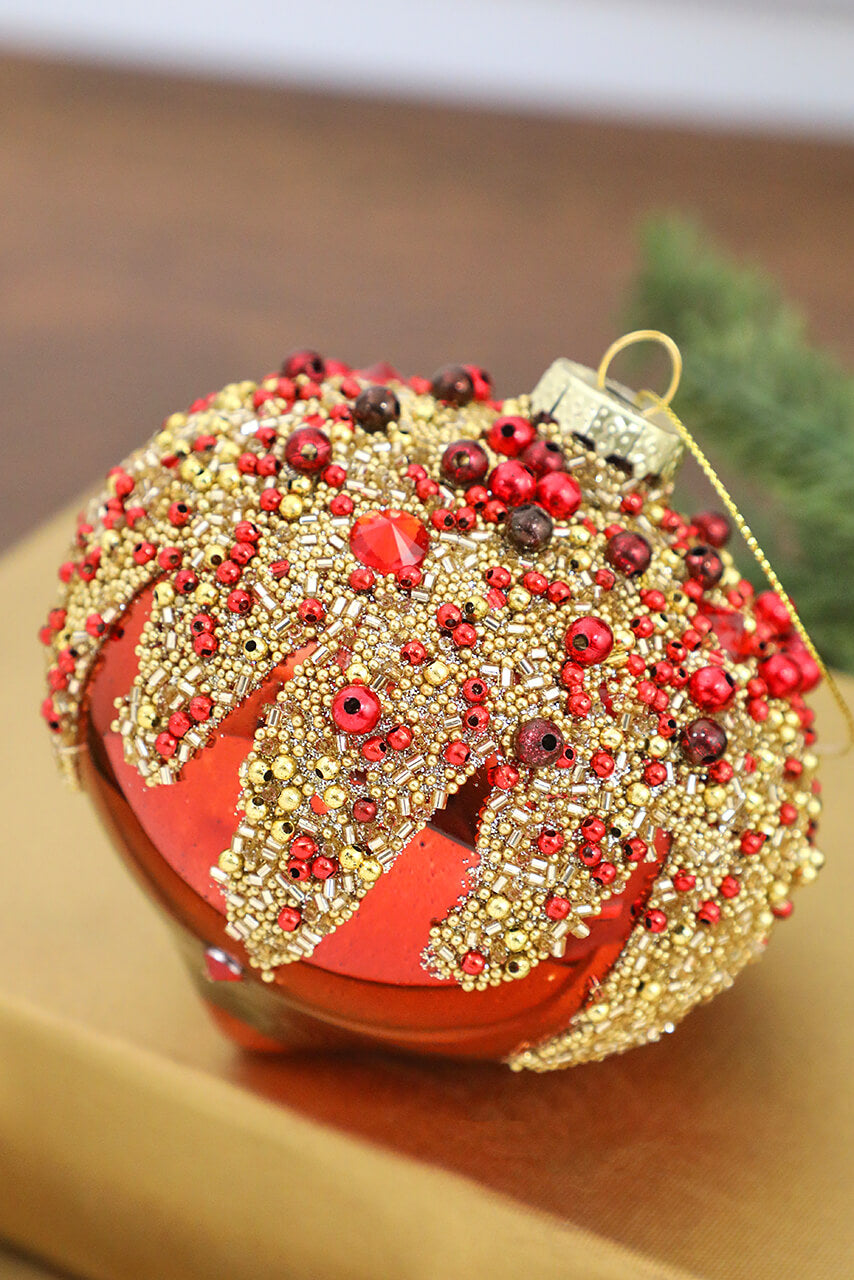 4” Glass Bead Ornament