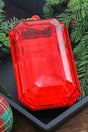 8" Red Jewel Ornament
