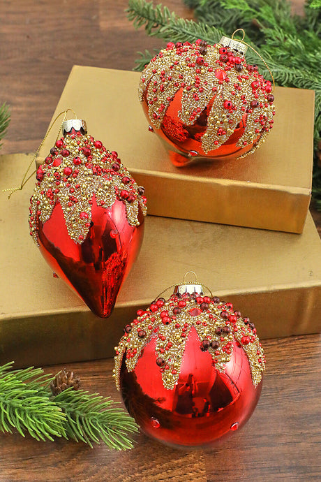4” Glass Bead Ornament