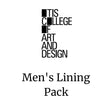 Otis Men'S Lining Pack - 100 Percent Rayon Lining Fabric, Under Collar Felt, Assorted Patterns, Multiple Colors