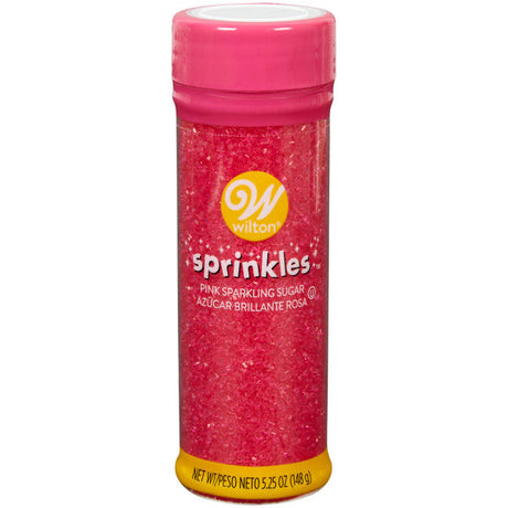 Wilton Pink Sparkling Sugar, 5.25 oz.