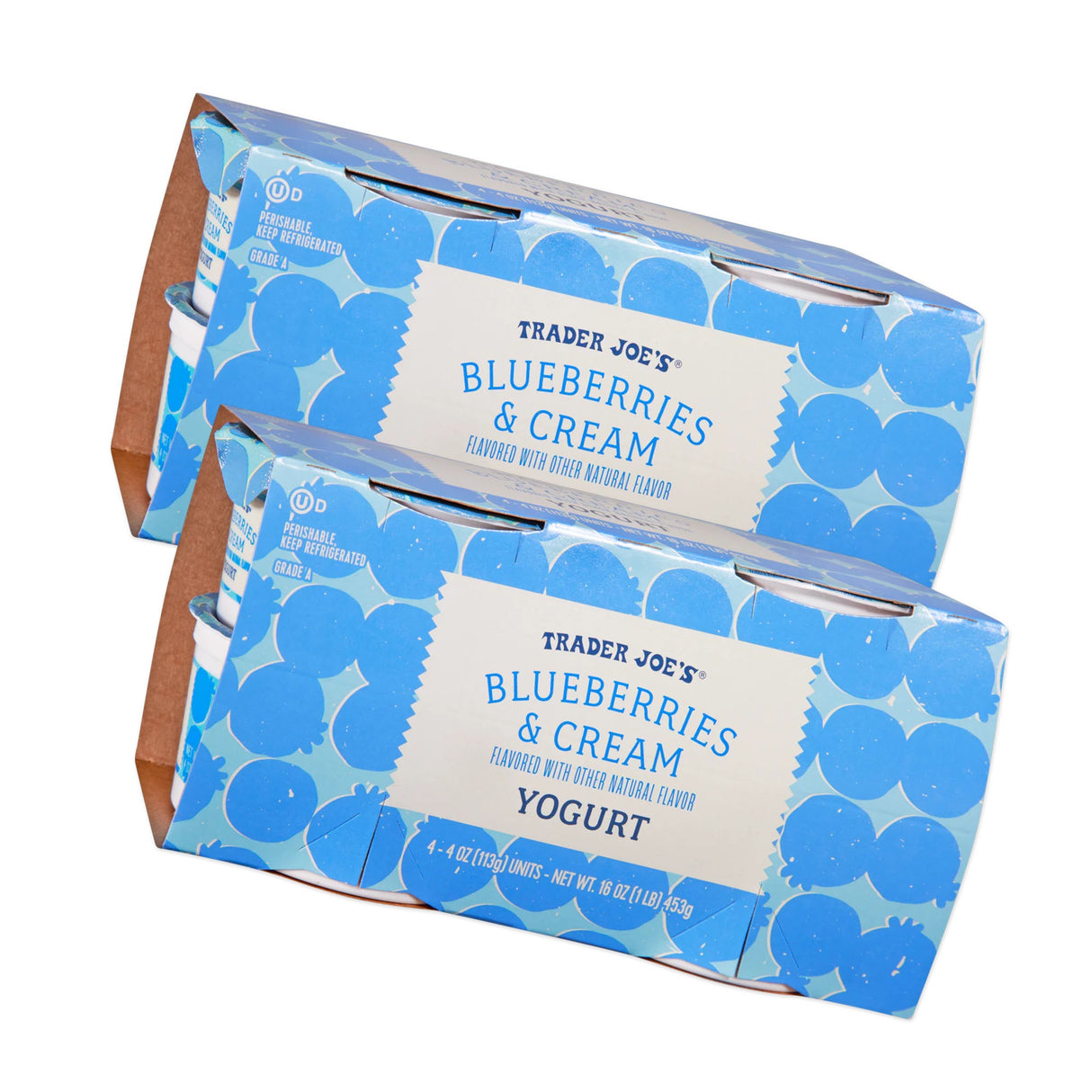 Blueberries & Cream Yogurt - 16 Oz