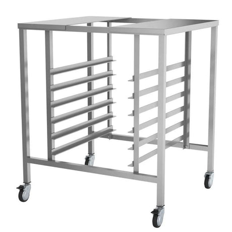 Prepline OS-2528 Stainless Steel Oven Stand with Cooling Racks and Casters