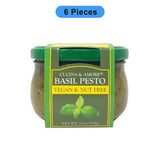 CUCINA & AMORE VEGAN NUT FREE BASIL PESTO 7.9 OZ JAR