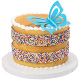Butterfly Iridescent cupcake and cake toppers - 24 Per Order