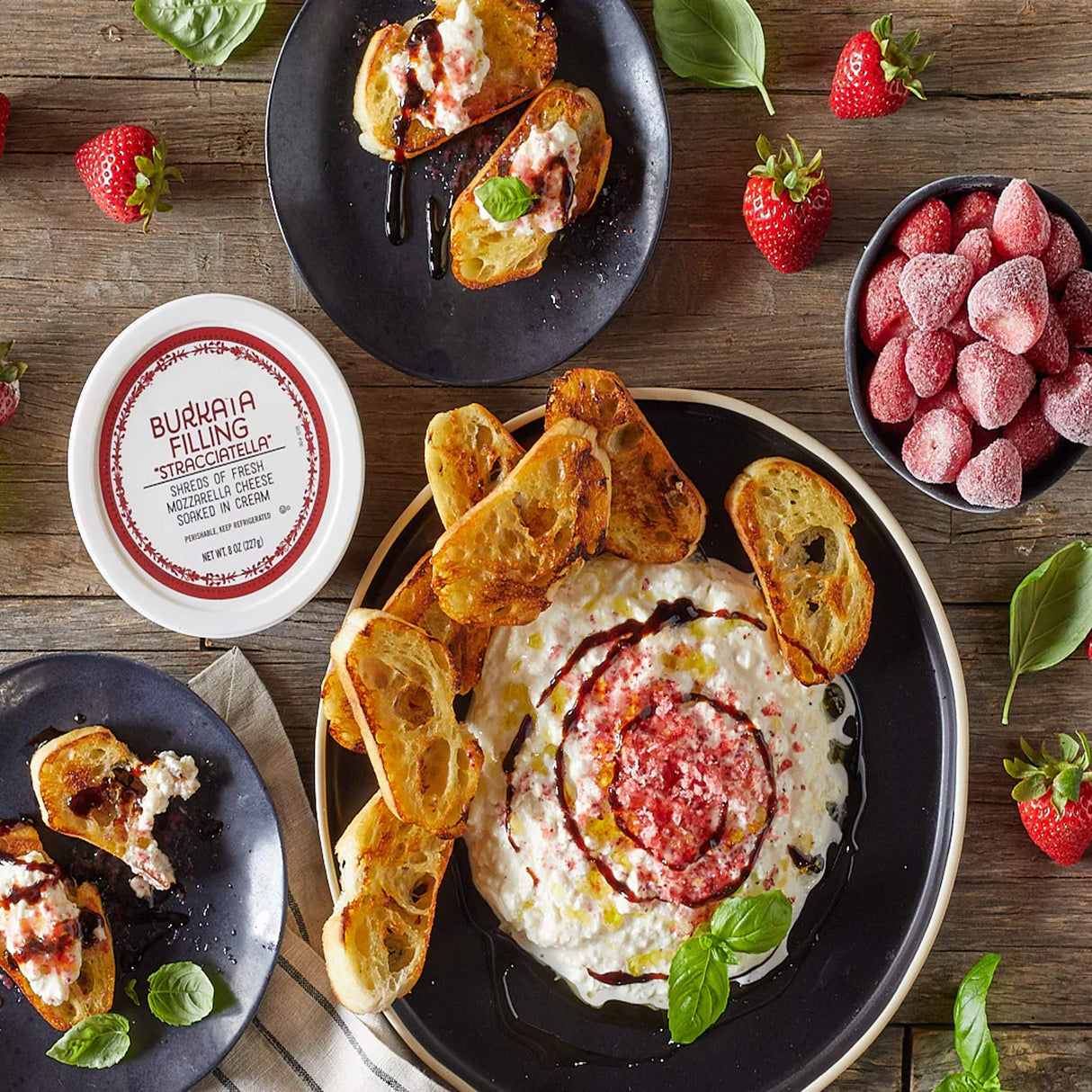 Stracciatella Burrata Filling Creamy Italian Cheese Spread