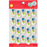 Wilton Mini Snowman Icing Decorations, 20-Count
