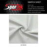 Poly-Spandex Tricot White Heavyweight 4-Way Stretch