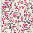 Printed Spandex Poly Tricot White Pink Violet