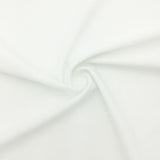 Poly-Spandex Tricot White 4-Way Stretch Fabric