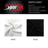 Poly Spandex Tricot White Black Swimwear