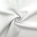 Poly Spandex Tricot White Black Swimwear