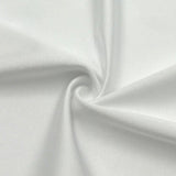 Poly Spandex Tricot Shiny White