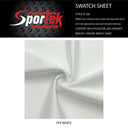 Poly Spandex Tricot Shiny White
