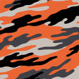 Camouflage Print DTY Brushed Fabric - Camouflage Print, Brushed Finish