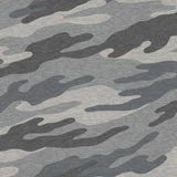 Camouflage Print DTY Brushed Fabric - Camouflage Print, Brushed Finish