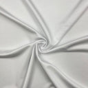Shiny Tricot Spandex Heavy Weight White