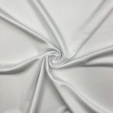 Shiny Tricot Spandex Heavy Weight White