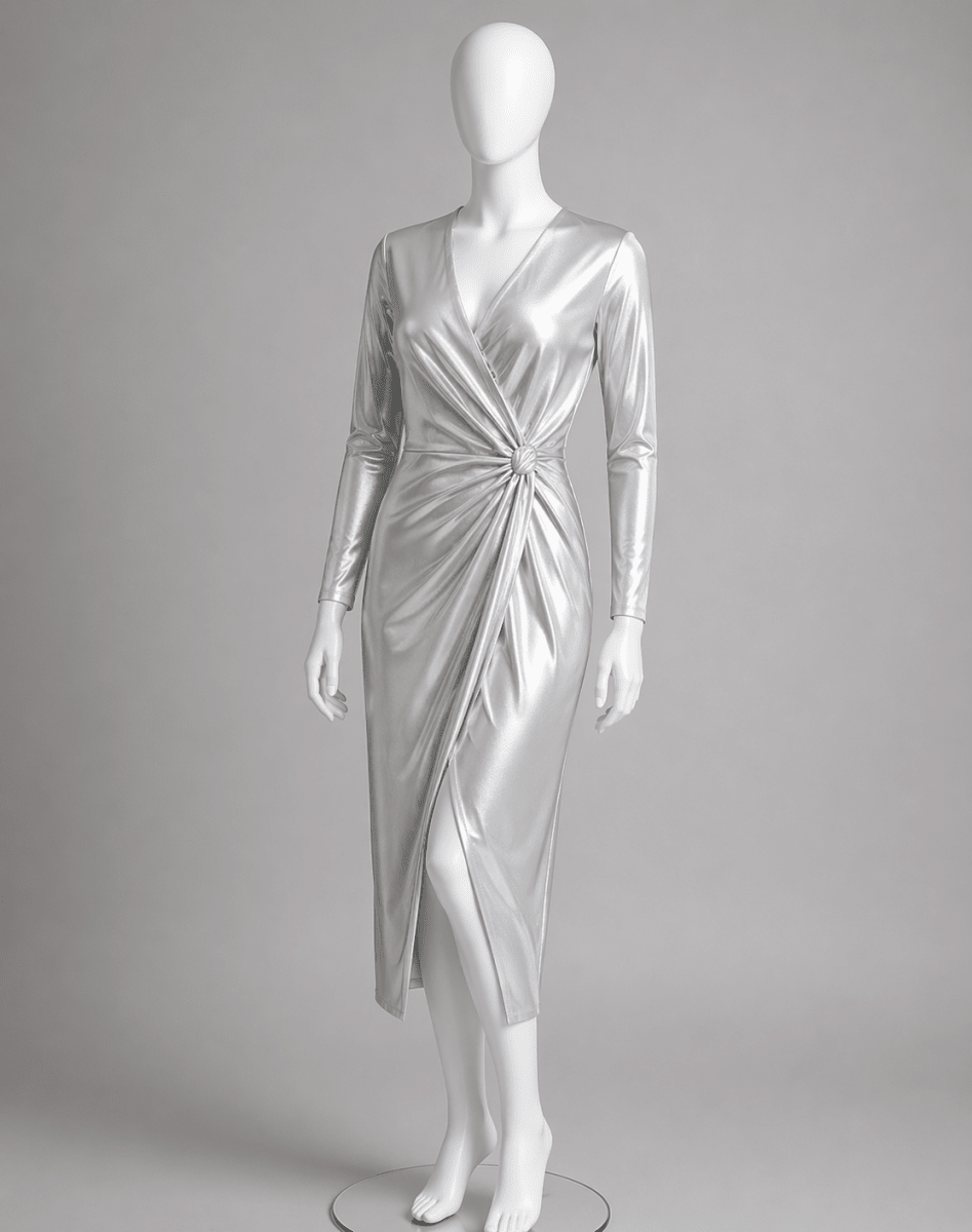 Shiny Tricot Spandex Heavy Weight White