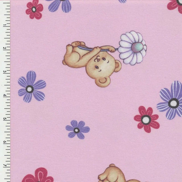 Cotton Poly Spandex Jersey Print Activewear