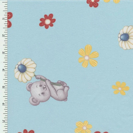 Printed Cotton Poly Spandex Jersey Activewear Fabric